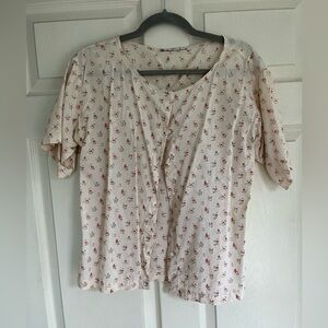 Vintage floral button down